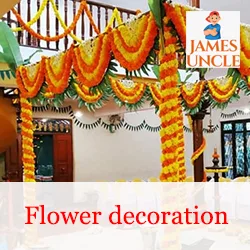 Flower decoration Mr. Akash Roy in Bally